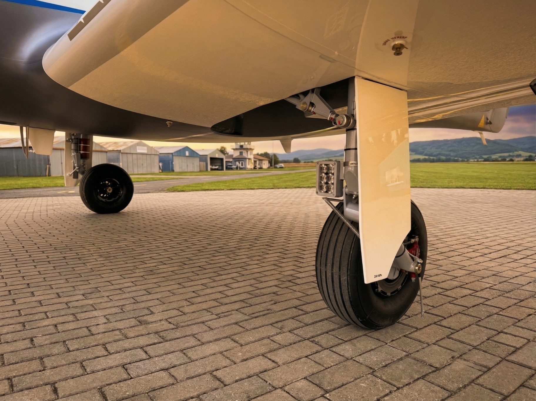 Dynamic OKA NG retractable landing gear detail