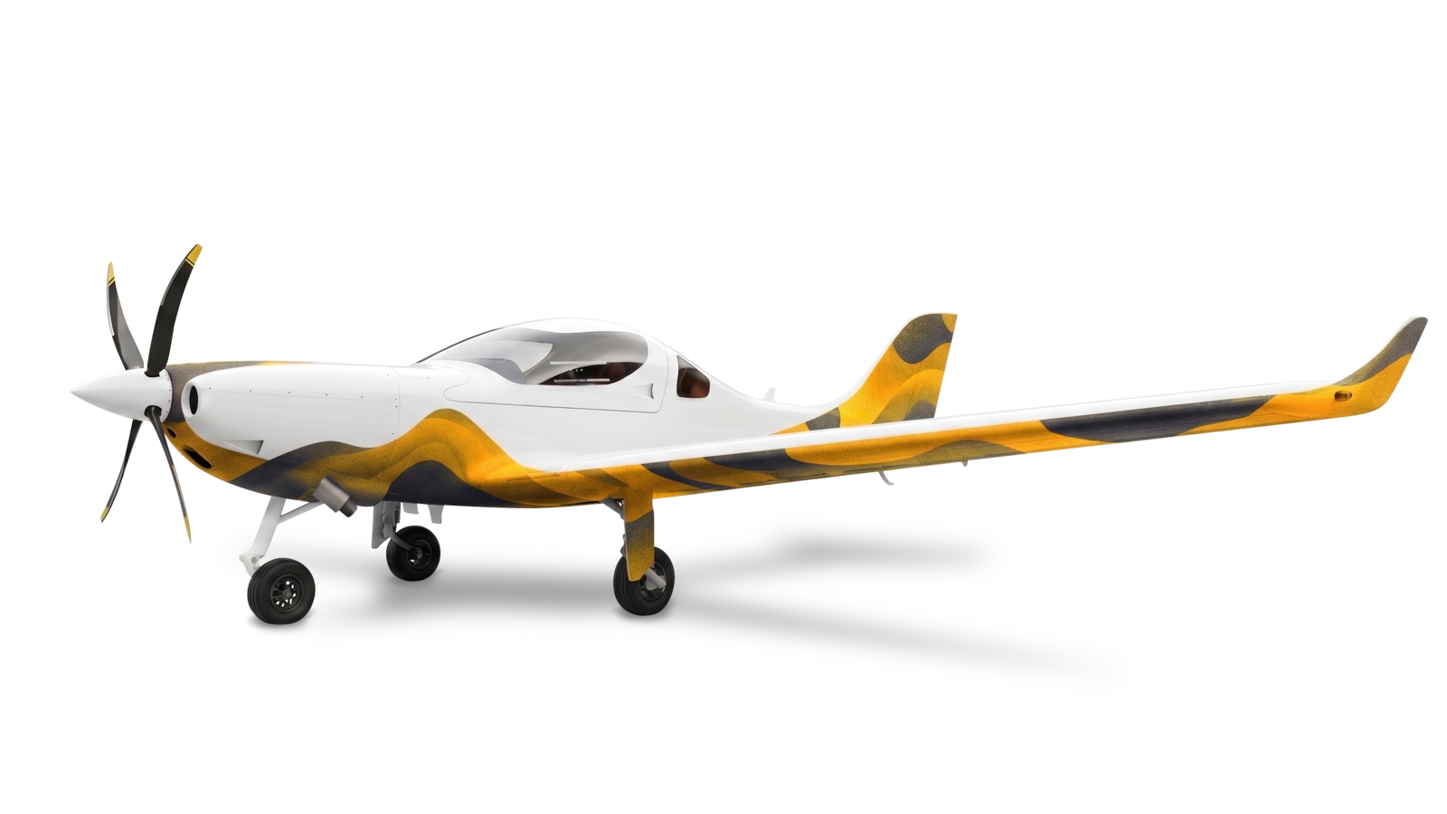 Dynamic OKA Aircraft in hangar